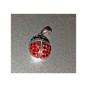 925 Sterling Silver Ladybug Pendant